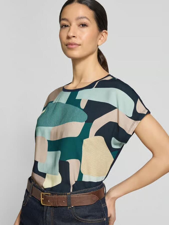 Tom Tailor Comfort fit T-shirt van pure Viscose