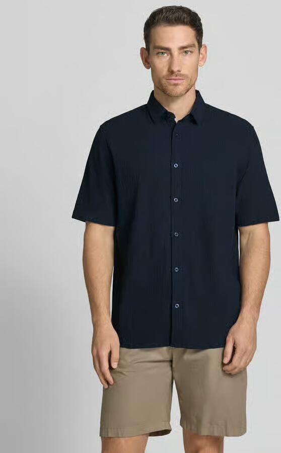 Tom Tailor comfort fit vrijetijdsoverhemd van mix van katoen en lyocell - Foto 4