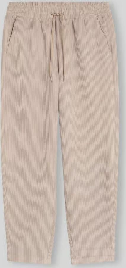Tom Tailor Denim barrel fit corduroy broek met tunnelkoord