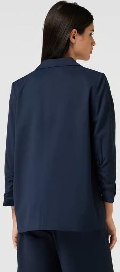 Tom Tailor Denim Korte blazer met gerimpelde mouwen en vloeiende viscose