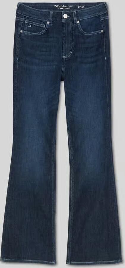 Tom Tailor Denim bootcut jeans van katoenmix in 5-pocketmodel - Foto 2