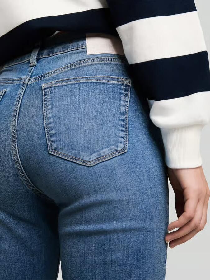 Tom Tailor Denim bootcut jeans van katoenmix in 5-pocketmodel