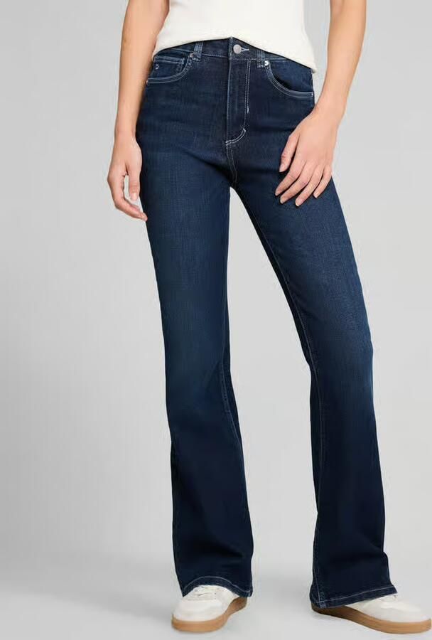 Tom Tailor Denim bootcut jeans van katoenmix in 5-pocketmodel - Foto 2