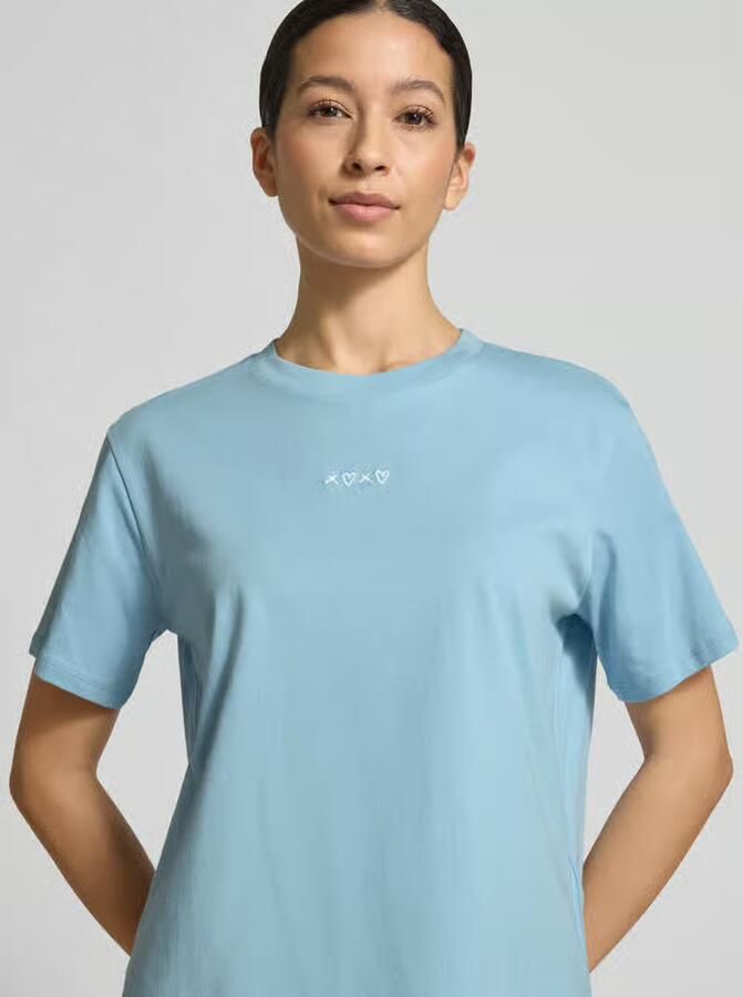 Tom Tailor Denim Boxy fit T-shirt van puur katoen