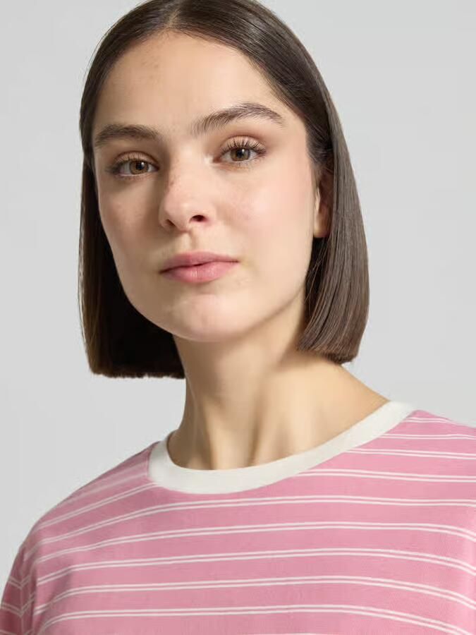 Tom Tailor Denim Boxy fit T-shirt van puur katoen