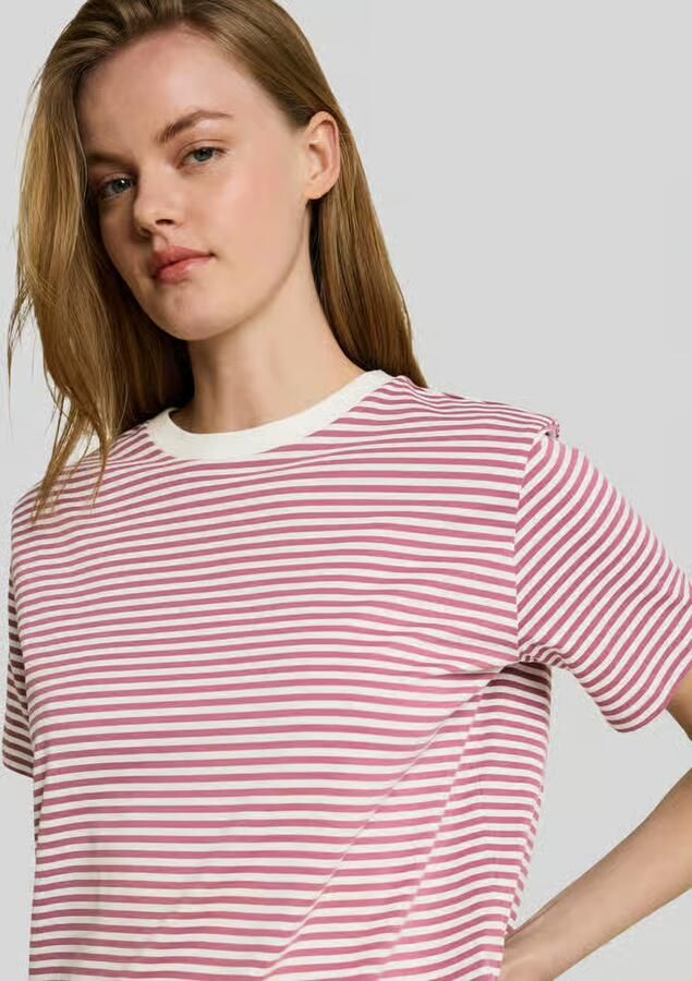 Tom Tailor Denim Boxy fit T-shirt van puur katoen