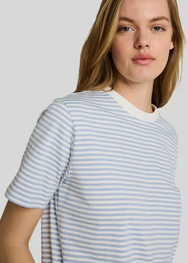 Tom Tailor Denim Boxy fit T-shirt van puur katoen