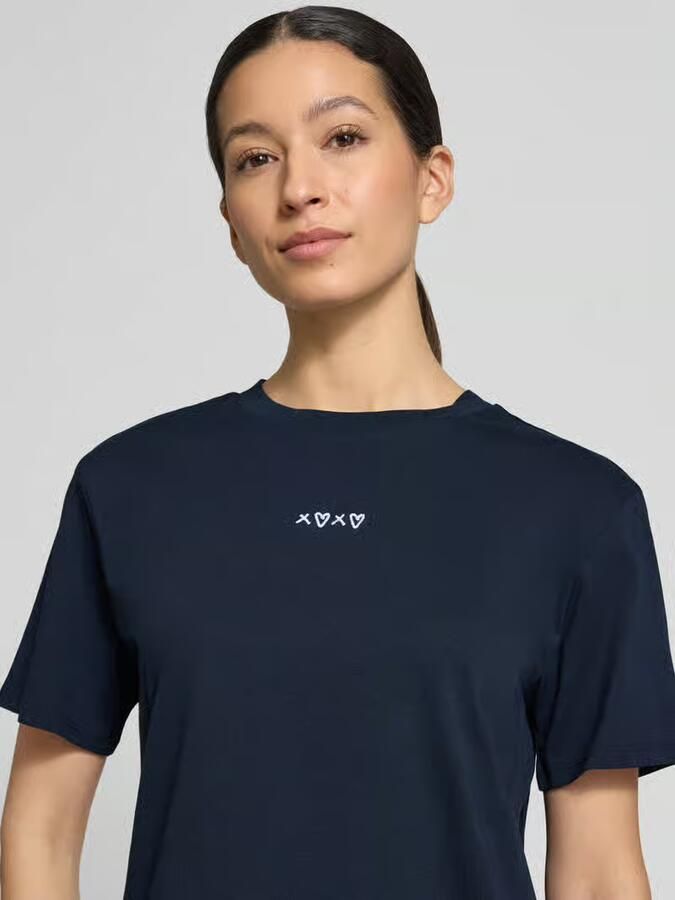 Tom Tailor Denim Boxy fit T-shirt van puur katoen