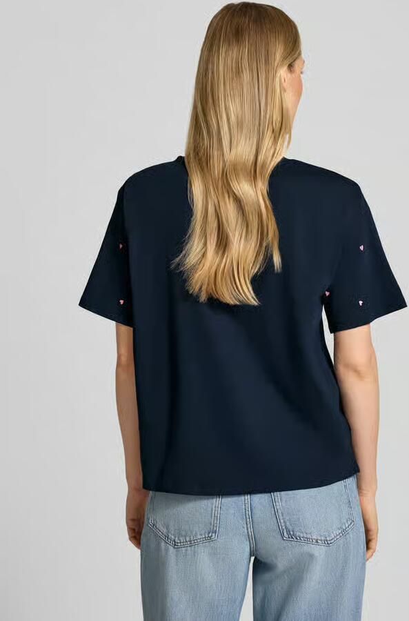 Tom Tailor Denim Boxy fit T-shirt van puur katoen - Foto 2