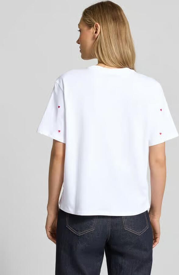 Tom Tailor Denim Boxy fit T-shirt van puur katoen
