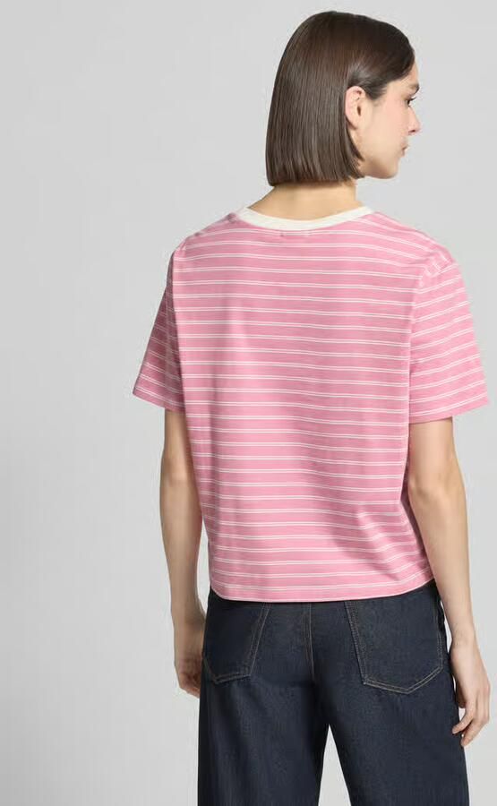 Tom Tailor Denim Boxy fit T-shirt van puur katoen - Foto 3