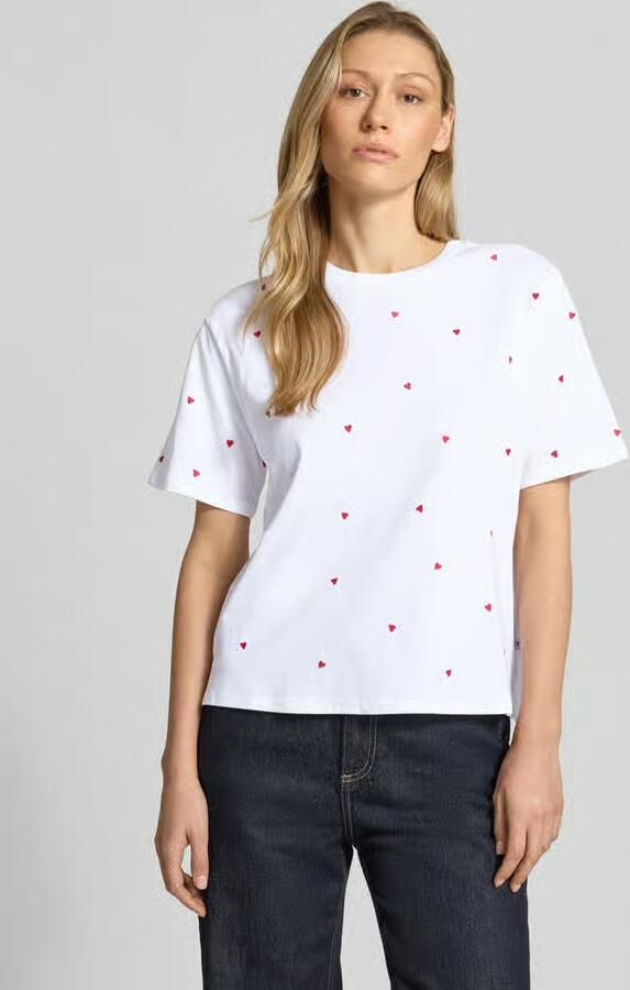 Tom Tailor Denim Boxy fit T-shirt van puur katoen - Foto 3