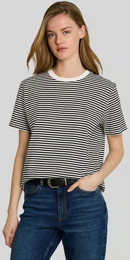 Tom Tailor Denim Boxy fit T-shirt van puur katoen - Foto 2