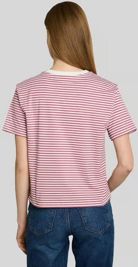 Tom Tailor Denim Boxy fit T-shirt van puur katoen - Foto 3