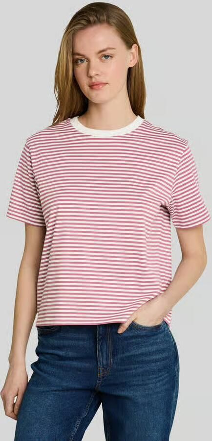 Tom Tailor Denim Boxy fit T-shirt van puur katoen - Foto 4