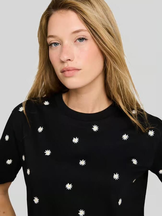 Tom Tailor Denim boxy fit t-shirt van zuivere katoen '