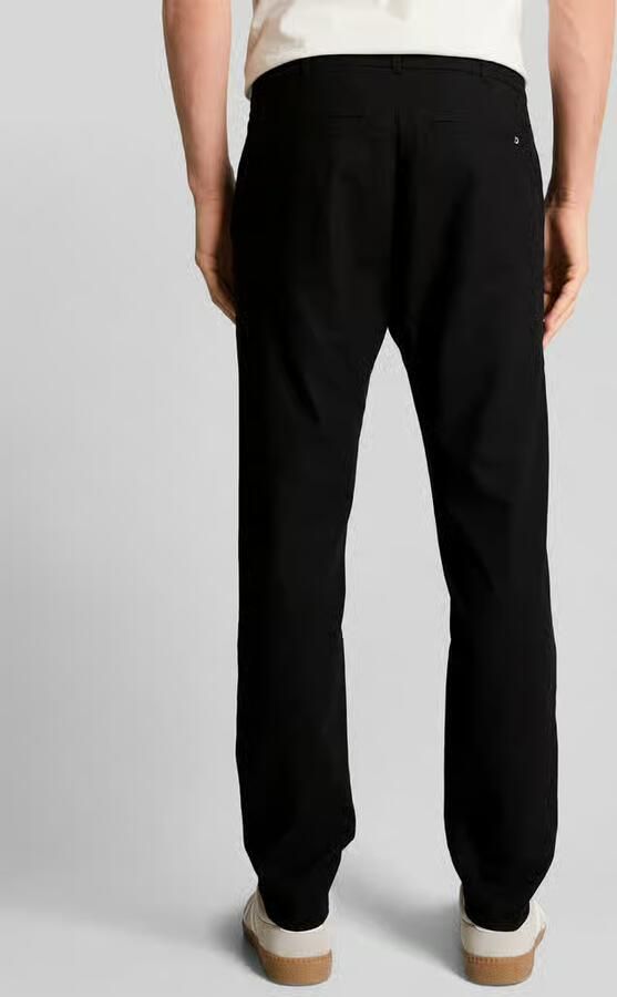 Tom Tailor Denim broek met rechte pijpen van mix van katoen en linnen - Foto 3