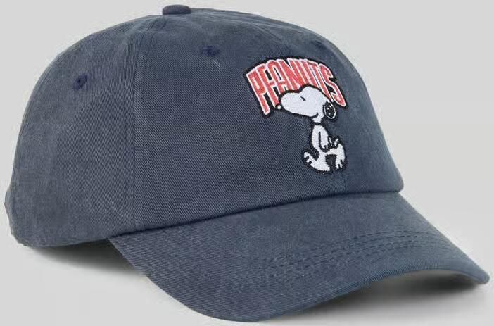 Tom Tailor Denim cap van puur katoen met peanuts -print