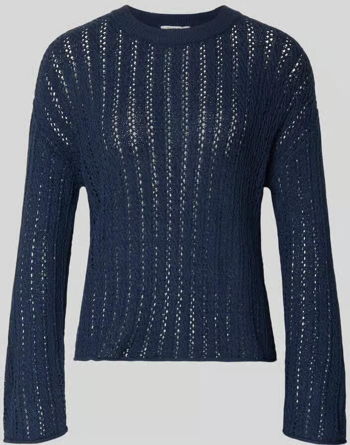 Tom Tailor Denim Comfort fit gebreide pullover in semi-transparante look - Foto 2
