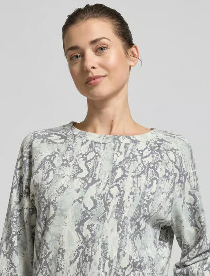 Tom Tailor Denim comfort fit sweatshirt van katoenmix