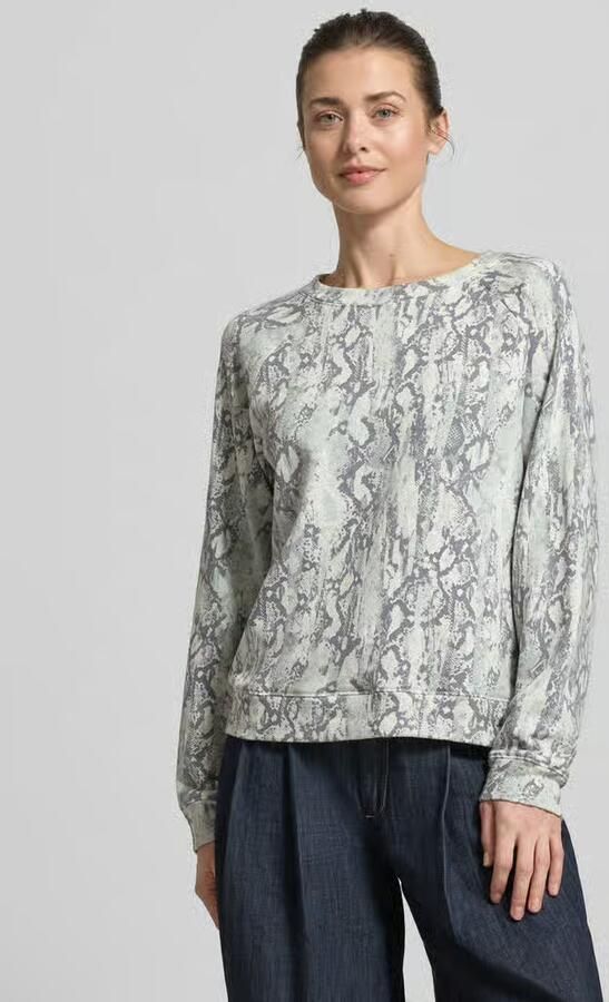 Tom Tailor Denim comfort fit sweatshirt van katoenmix - Foto 2