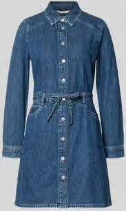 Tom Tailor Denim denimjurk met tailleriem