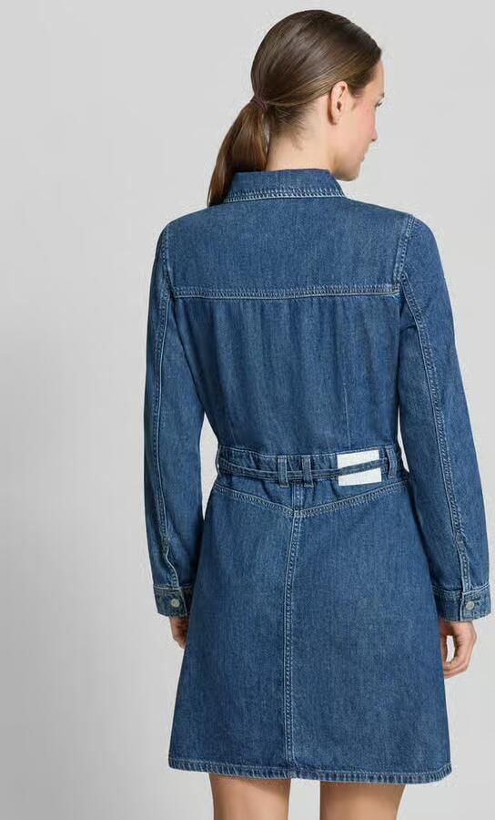 Tom Tailor Denim denimjurk met tailleriem