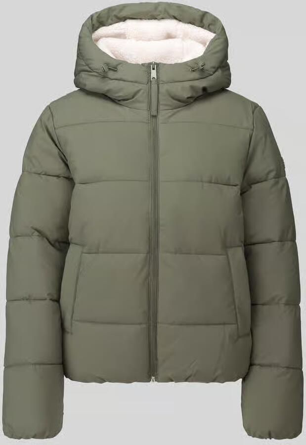 Tom Tailor Denim Donzen bomberjack met capuchon en donsvulling