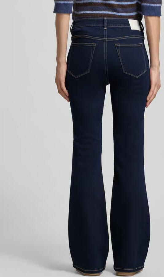Tom Tailor Denim flared fit jeans van katoenmix