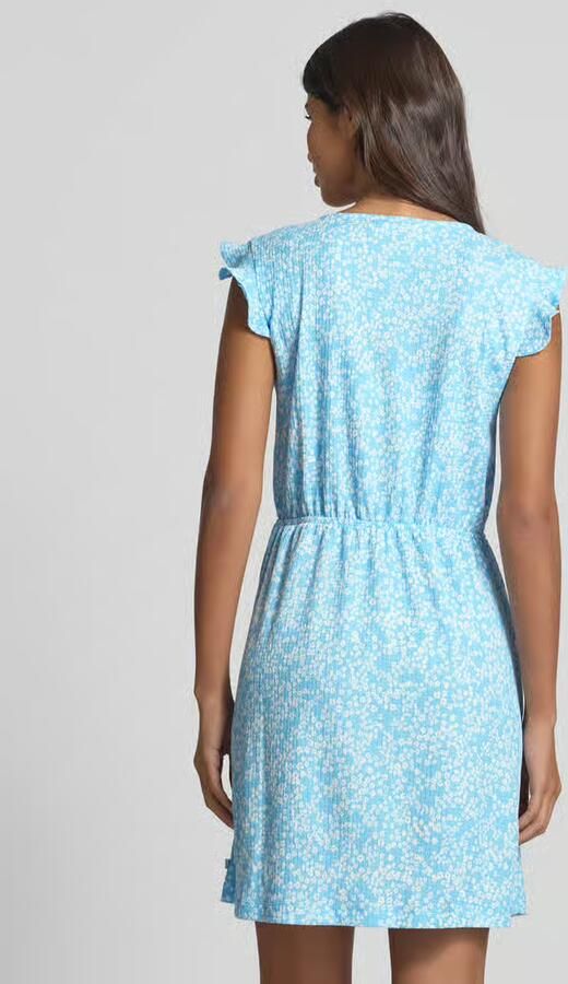 Tom Tailor Denim Getailleerde midi-jurk met all-over motief - Foto 3