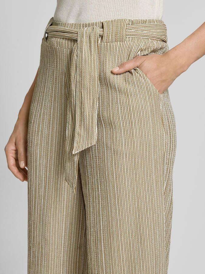 Tom Tailor Denim High rise culotte met strikceintuur - Foto 2