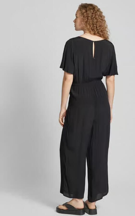 Tom Tailor Denim Jumpsuit met ingelegde plooien