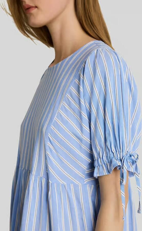 Tom Tailor Denim Jurk van katoenmix met paillettendetails