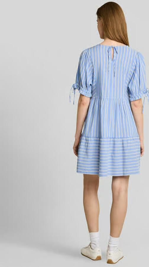 Tom Tailor Denim Jurk van katoenmix met paillettendetails - Foto 3
