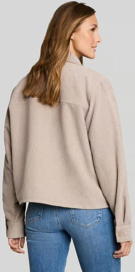 Tom Tailor Denim Kort cord overhemd met structuurlook - Foto 3