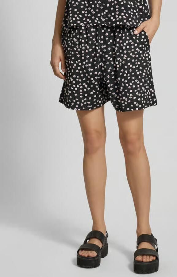 Tom Tailor Denim Korte loose fit broek met structuurmotief - Foto 2