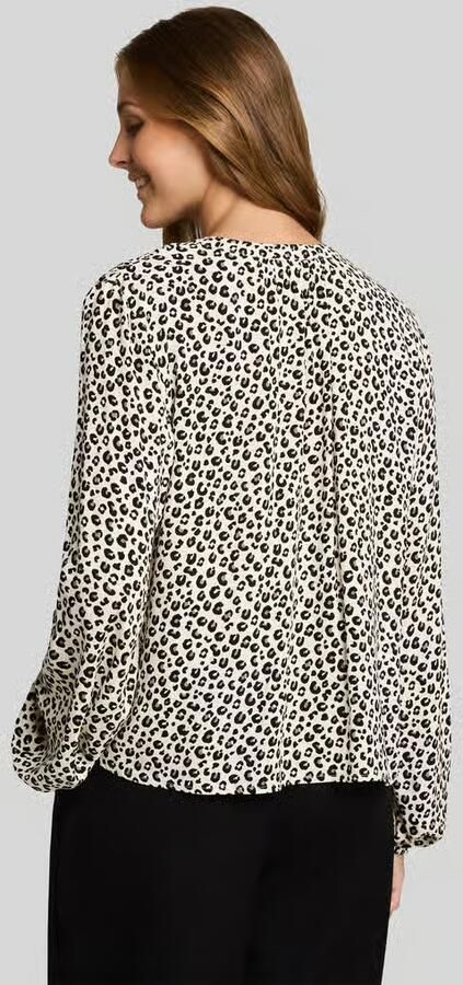 Tom Tailor Denim Loose fit blousetop van pure viscose - Foto 3