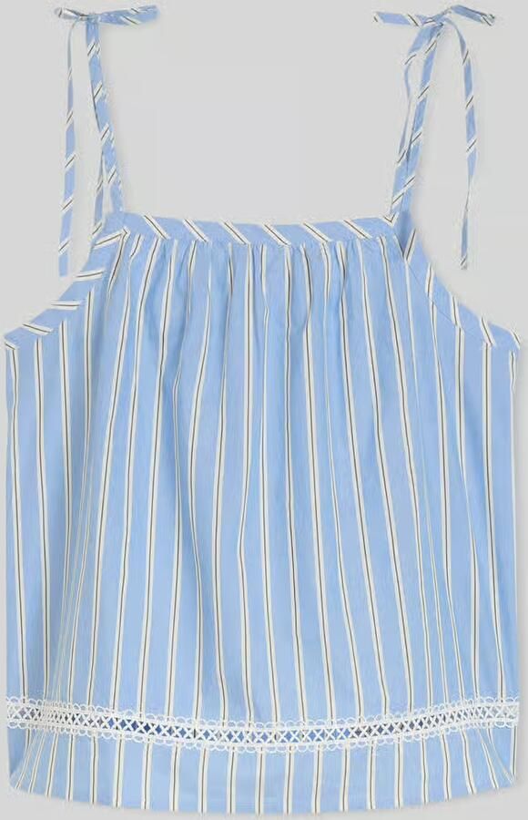 Tom Tailor Denim loose fit blousetop van puur katoen - Foto 2