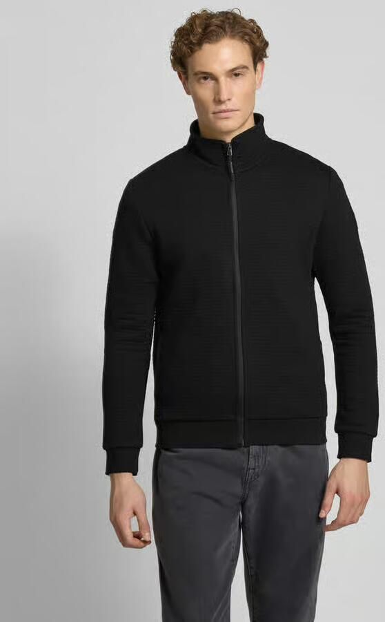 Tom Tailor Denim Loose fit gebreid jack van katoenmix - Foto 2
