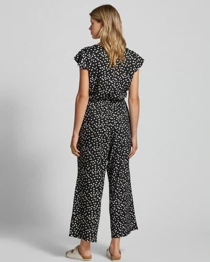 Tom Tailor Denim Loose fit jumpsuit met all-over motief