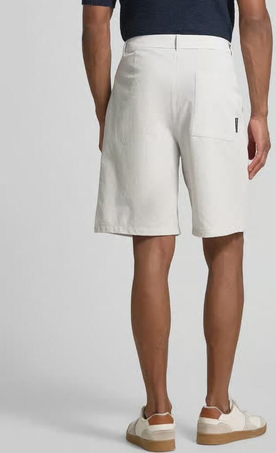 Tom Tailor Denim Loose fit korte broek in crêpelook