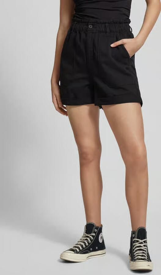 Tom Tailor Denim Loose fit korte jeans met elastische band - Foto 2