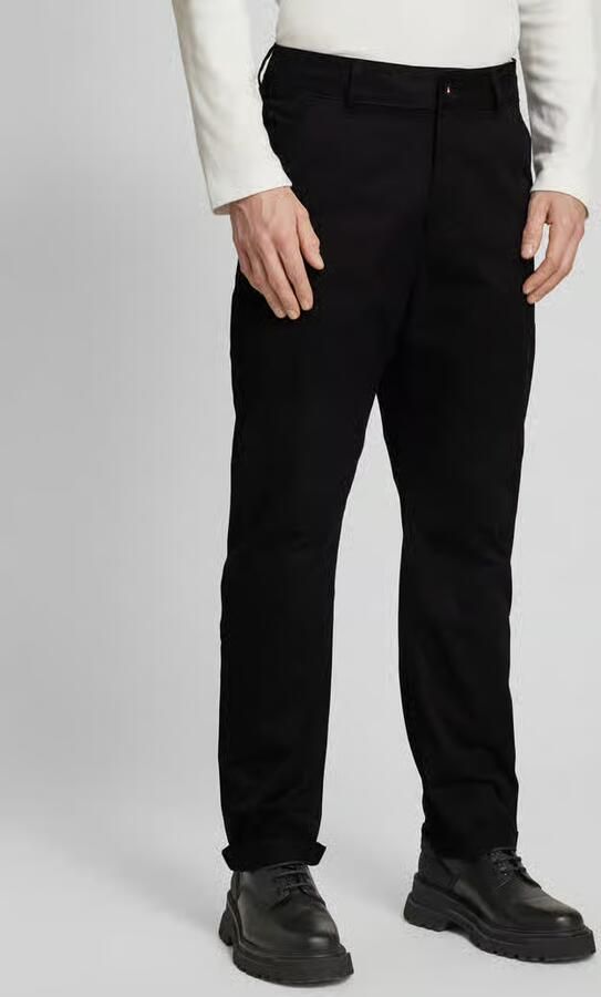 Tom Tailor Denim Loose fit stoffen broek van zuiver katoen met smalle pijpen - Foto 2