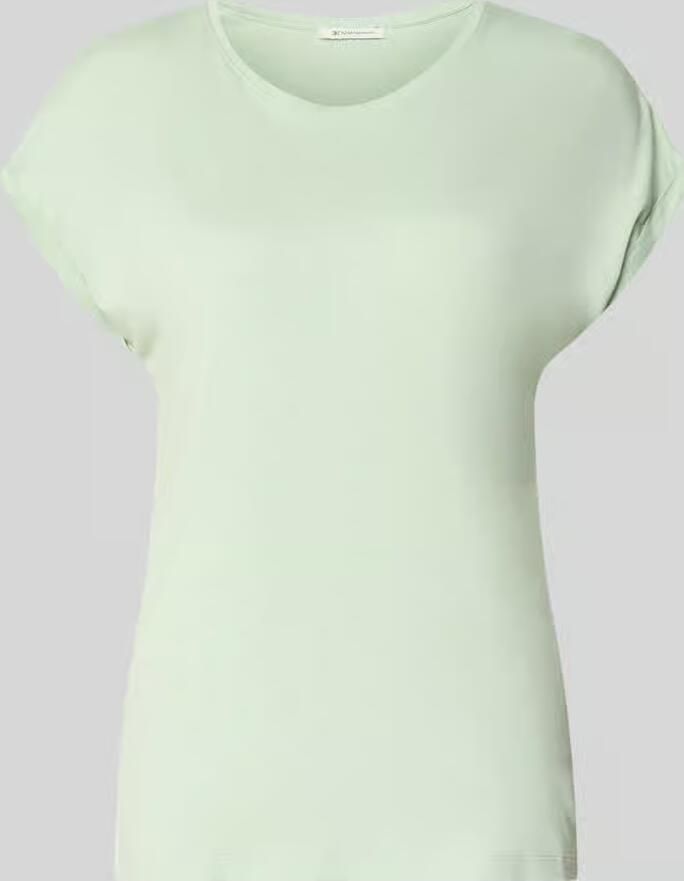 Tom Tailor Denim loose fit T-shirt van viscosemix - Foto 2
