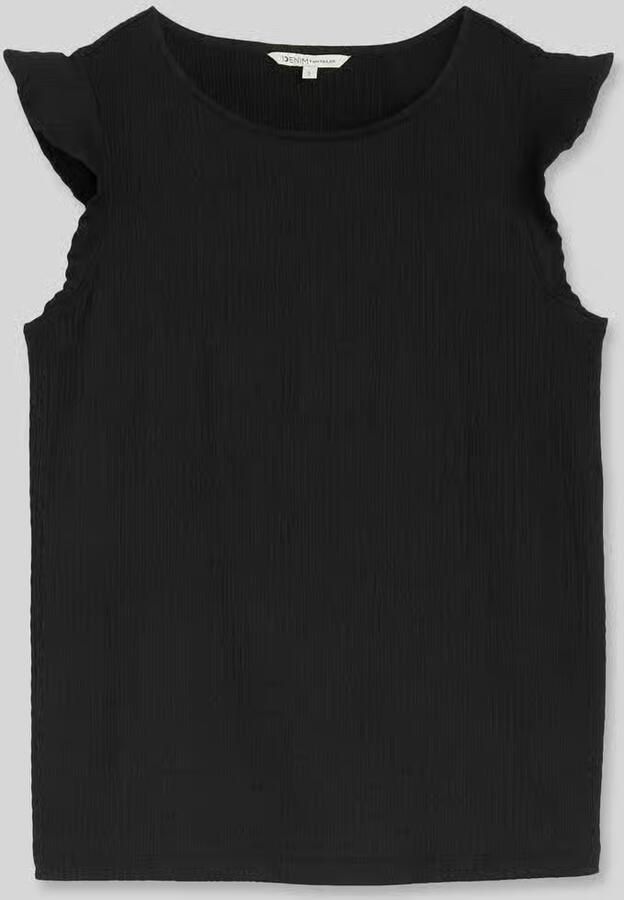 Tom Tailor Denim Loose fit top in crinkle-look - Foto 2