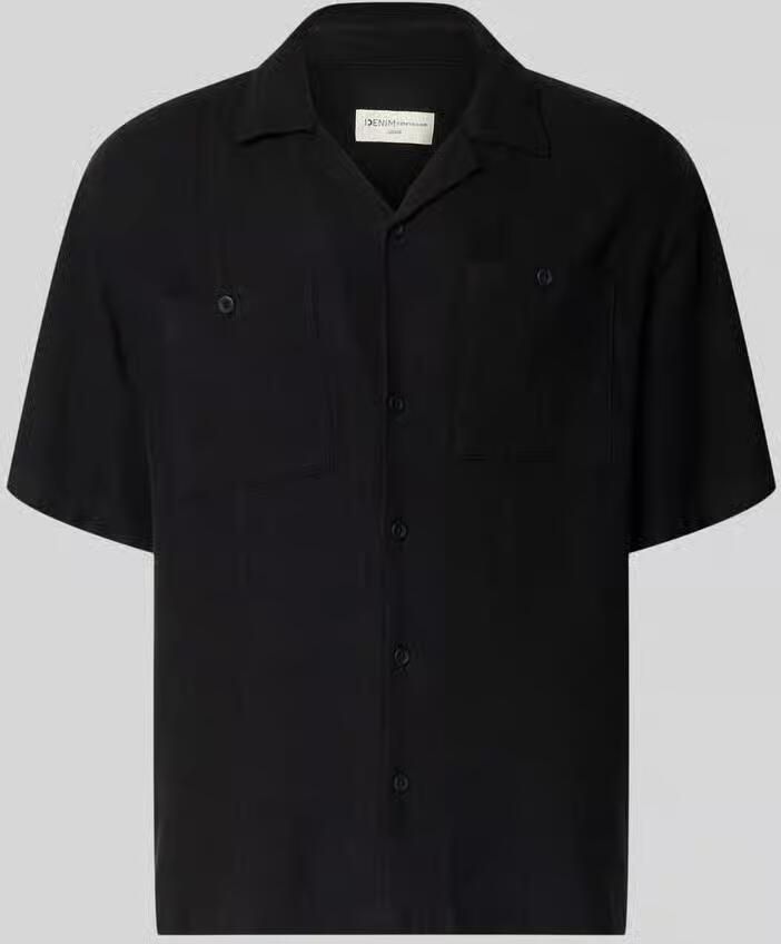Tom Tailor Denim Loose fit vrijetijdsoverhemd van mix van linnen en viscose - Foto 2