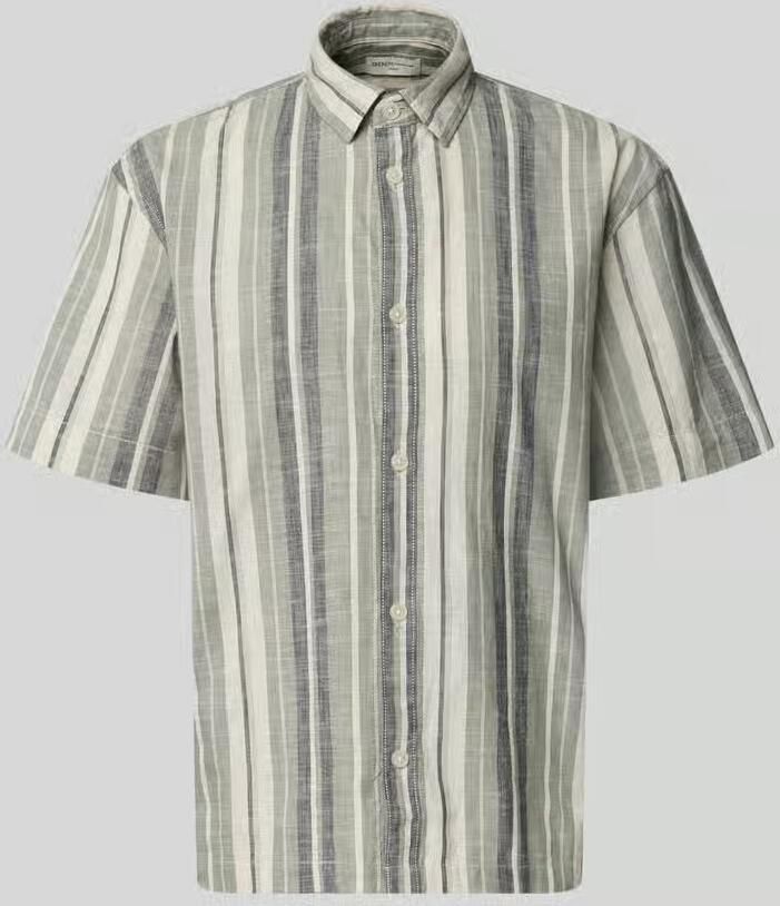Tom Tailor Denim loose fit vrijetijdsoverhemd van puur katoen - Foto 2