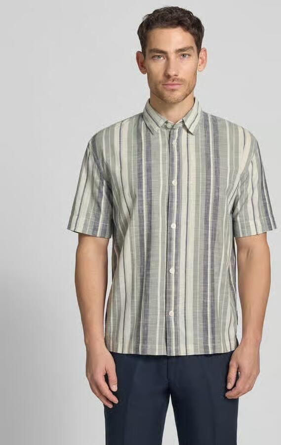Tom Tailor Denim loose fit vrijetijdsoverhemd van puur katoen - Foto 3