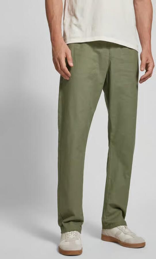 Tom Tailor Denim Loose fit wijde broek van een mix van linnen en katoen model 'LOOSE' - Foto 2