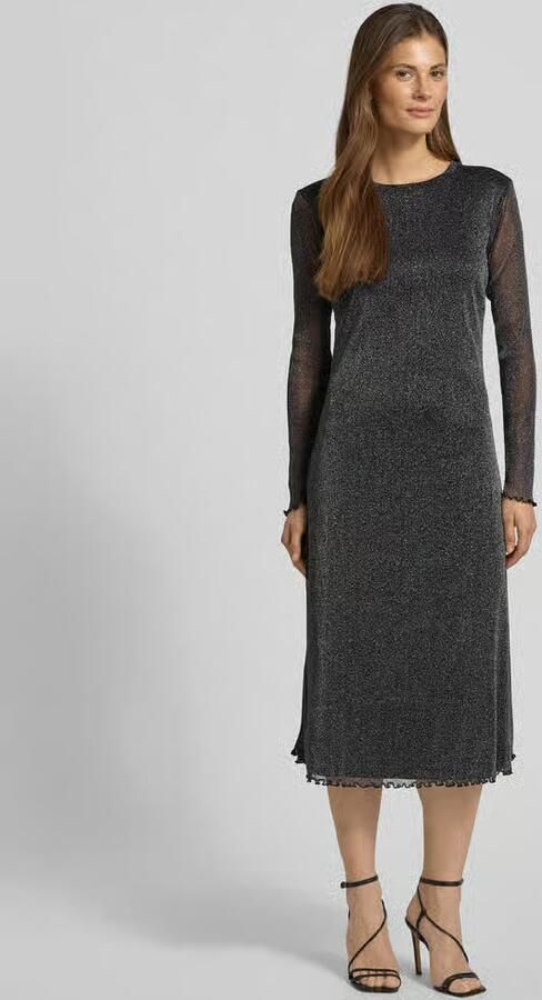 Tom Tailor Denim Meshjurk met effectgaren - Foto 3